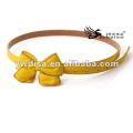 Cheap High Quality Yellow Butterfly Tie PU Leather Belt